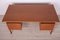 Mid-Century Freestanding Teak Desk by Arne Vodder, 1960s 10