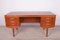 Mid-Century Freestanding Teak Desk, 1960s 1