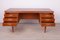 Mid-Century Freestanding Teak Desk, 1960s 5