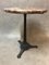 Antique Cast Iron and Marble Pedestal 2
