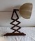 Extendable Sconce with Teak Frame & Beige Wool Shade, 1970s, Image 3