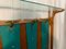 Cherry & Green Leatherette Coat Rack, 1950s 3