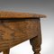 Small Antique Oak Joint Stool 9