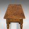 Small Antique Oak Joint Stool 8