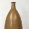 Große Deutsche Glasierte Keramik Vase mit Gerillter Oberfläche, 1950er 2