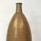 Large German Glazed Ceramic Vase with Grooved Surface, 1950s 2