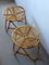 Wicker Side Tables, 1950s, Set of 2 2