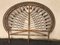 Rattan Peacock Headboard for a Bed, 1950s, Image 1