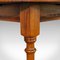 Antique English Oak Circular Occasional Table 10