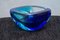 Murano Blue and Azure Glass Ashtray from Venini, 1960s, Image 7