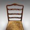 Antike Irische Mahagoni Stühle mit Sprossenlehnen, 4er Set 12