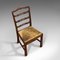 Antike Irische Mahagoni Stühle mit Sprossenlehnen, 4er Set 8