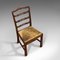 Antique Irish Mahogany Ladder Back Chairs, Set of 4 8