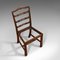 Antike Irische Mahagoni Stühle mit Sprossenlehnen, 4er Set 7