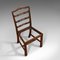 Antique Irish Mahogany Ladder Back Chairs, Set of 4, Image 7