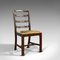 Antike Irische Mahagoni Stühle mit Sprossenlehnen, 4er Set 1