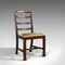 Antique Irish Mahogany Ladder Back Chairs, Set of 4 1