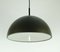 Brown & White Plastic and Metal Ceiling Lamp from Staff, 1970s, Image 1