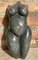 Vintage Woman Bust Green Marble Sculpture, 1960s, Image 8