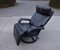 Black Leather Gaga Lounge Chair by Percival Lafer for Percival Lafer, 1998, Image 3