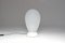 Table Lamp in White Murano Glass, 1970s, Image 6