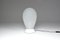 Lampada da tavolo in vetro di Murano bianco, anni '70, Immagine 4