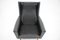 Leather Wingback Lounge Chair, 1970s, Image 11