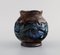Antike Jugendstil Vase aus glasierter Keramik von Moller & Bøgely 2