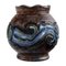 Antique Art Nouveau Vase in Glazed Ceramic from Moller & Bøgely 1