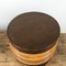 Vintage Cocked Wooden Storage Barrel with Willow Rods , Set of 2 8