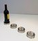 Silver-Plated Bottle Coasters, Set of 4 3