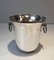 French Silver-Plated Champagne Bucket, 1940s 3