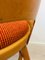 Modell 514 Stuhl in Orange von Lubomir Hofmann für TON, 1960er 4