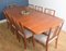 Rosewood Dining Table & Chairs from Gordon Russell, Set of 9, Image 2