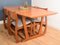 Teak Dining Table & Chairs, 1960s, Set of 5 5