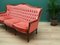 Pink Velour Sofa, 1980s 8