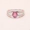 Anillo de turmalina rosa, años 90, Imagen 1