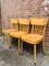 Wooden Dining Chairs from Erco, 1960s, Set of 3 6