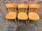 Wooden Dining Chairs from Erco, 1960s, Set of 3 2