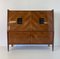 Italian Mahogany Cabinet Secretaire, 1950s, Image 1