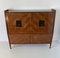 Italian Mahogany Cabinet Secretaire, 1950s, Image 2
