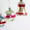 Adornos navideños vintage de vidrio, Checoslovaquia, años 60. Juego de 14, Imagen 4