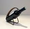 Scandinavian Black Metal & Rattan Bottle Holder, 1950s 3