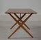 Model At 308 Table with Brass Stretchers by Hans Wegner for Andreas Tuck, Image 2