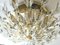 Italian Gilt Brass and Crystal Ceiling Lamp from Stilkronen, 1970s 4