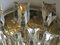 Italian Gilt Brass and Crystal Ceiling Lamp from Stilkronen, 1970s 3