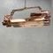 Vintage Copper Strip Ceiling Lamp from Daeyang 14