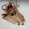 Vintage Copper Strip Ceiling Lamp from Daeyang, Image 2