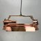 Vintage Copper Strip Ceiling Lamp from Daeyang 1