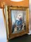 Vintage Wood Frame With Religious Painting, 1940 2